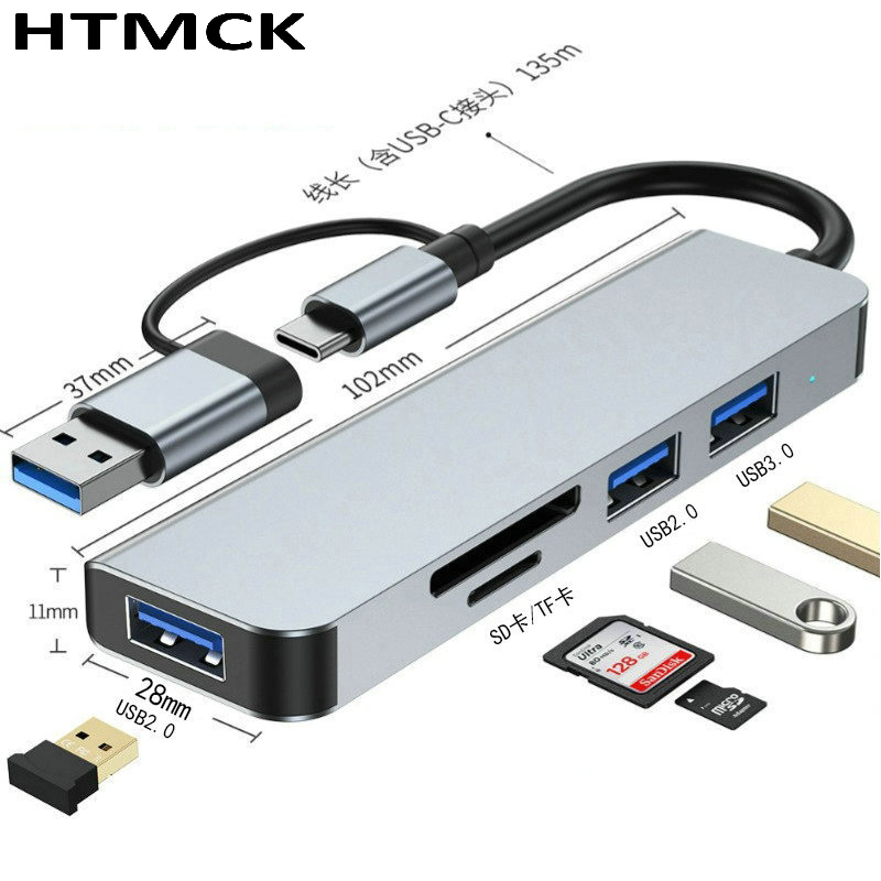 8-in-2 USB Type-C Multiport Do - Usb Hub Type C 评论和价格