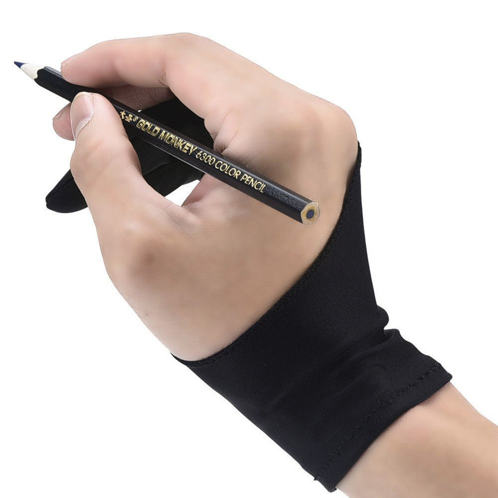 2Pcs Two Finger Drawing Gloves - Drawing Glove Artist 评论和价格