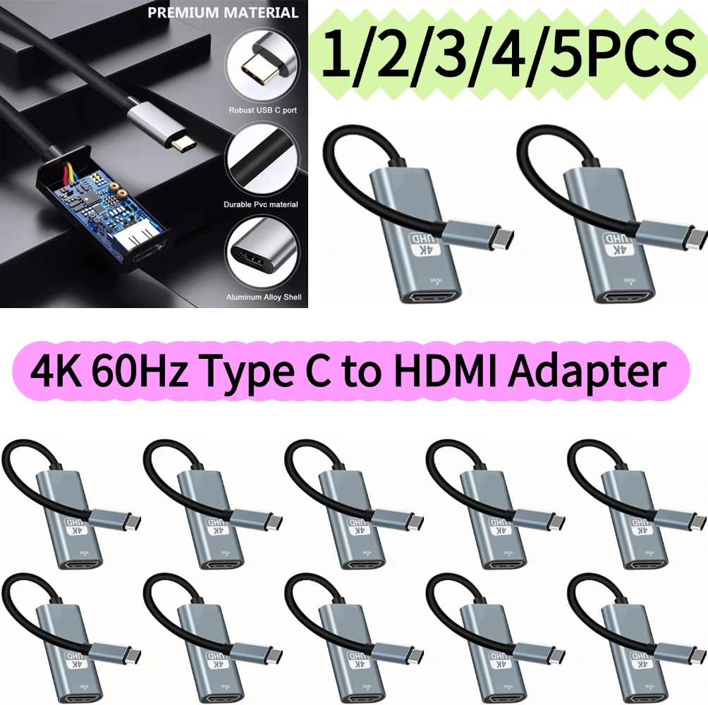 4K 60Hz Type C to HDMI Adapter - Usb Hub Type C 评论和价格