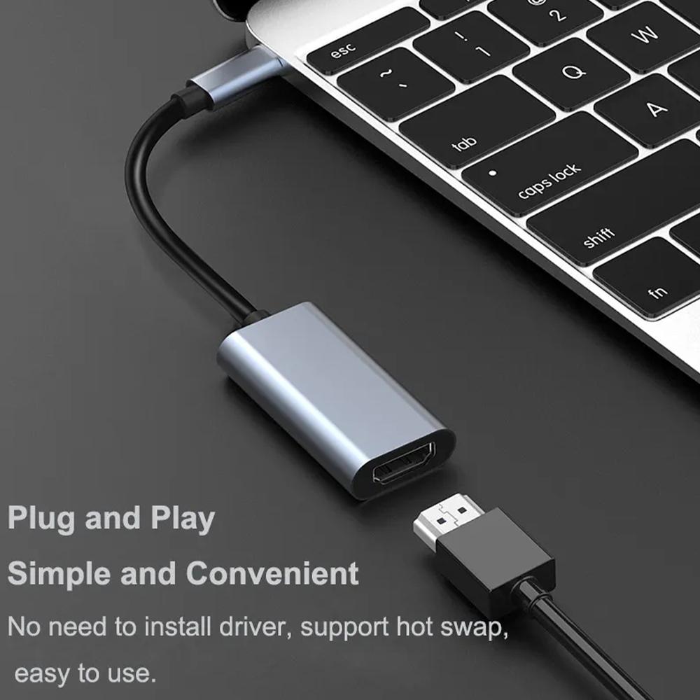 4K 60Hz Type C to HDMI Adapter - Usb Hub Type C 评论和价格